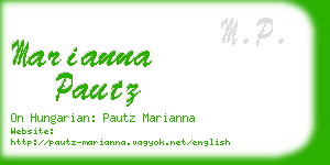 marianna pautz business card